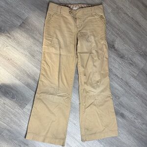 Vintage Abercrombie & Fitch Tan Wide-Leg Pants